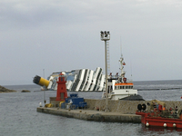 Monitoraggio Costa Concordia - aggiornamento del 12 agosto