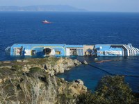 Monitoraggio Costa Concordia - aggiornamento del 13 luglio 