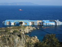 Monitoraggio Costa Concordia - aggiornamento del 15 febbraio 