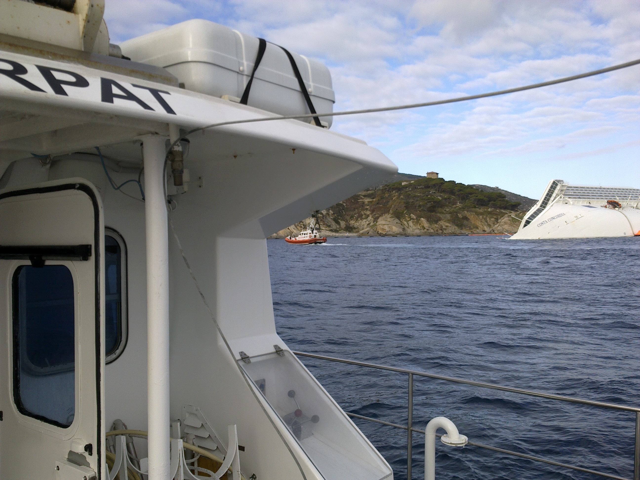 Monitoraggio Costa Concordia - aggiornamento del 24 gennaio 
