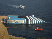 Monitoraggio Costa Concordia - aggiornamento del 30 agosto