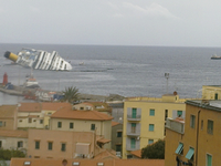 Monitoraggio Costa Concordia - aggiornamento del 15 agosto