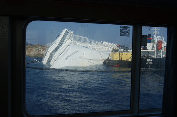 Monitoraggio Costa Concordia - nuovo aggiornamento del 24 marzo