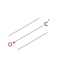 Formula di struttura del monossido di carbonio