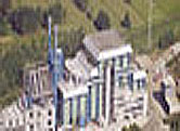foto aerea del termoconvettore di Falascaia (LU)